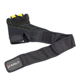 RĘKAWICE NA SIŁOWNIĘ RST01 BLACK/YELLOW HMS