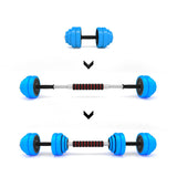 SZTANGIELKI-SZTANGA GUMOWANE 30KG SGGT30BAR HMS