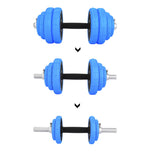 SZTANGIELKI-SZTANGA GUMOWANE 30KG SGGT30BAR HMS
