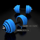 SZTANGIELKI-SZTANGA GUMOWANE 30KG SGGT30BAR HMS