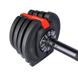 Zestaw Regulowanych Sztangielek HMS SGR18 PRO 3w1 41 kg Hantle Sztanga Kettlebell Outlet