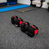 Zestaw Regulowanych Sztangielek HMS SGR18 PRO 3w1 41 kg Hantle Sztanga Kettlebell Outlet