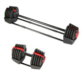 Zestaw Regulowanych Sztangielek HMS SGR40 PRO 2w1 43,5 kg Hantel Sztanga Outlet