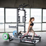STOJAK MULTIFUNKCYJNY Z PLATFORMĄ DO PODNOSZENIA CIĘŻARÓW I HIP THRUST COMMERCIAL HMSSMP01