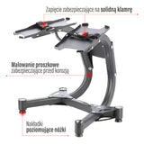 STOJAK NA SZTANGIELKI REGULOWANE STR10 PRO HMS PREMIUM