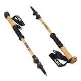 KIJE TREKKINGOWE DO CHODZENIA BAMBUS ALUMINIUM REGULOWANE NILS TK8606