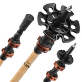 KIJE TREKKINGOWE DO CHODZENIA BAMBUS ALUMINIUM REGULOWANE NILS TK8606