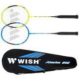 ZESTAW RAKIET DO BADMINTONA NIEBIESKI WISH ALUMTEC 505K