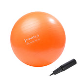PIŁKA GIMNASTYCZNA YB02 NEW 55CM ORANGE ANTI-BURST HMS