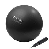 PIŁKA GIMNASTYCZNA YB02 NEW 65CM BLACK ANTI-BURST HMS