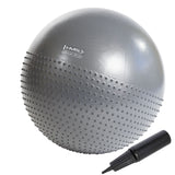 PIŁKA GIMNASTYCZNA YB03 NEW 65CM GRAY MASUJACA HMS