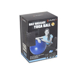 PIŁKA GIMNASTYCZNA YB03 NEW 75CM BLACK MASUJACA HMS