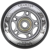ZESTAW PU 70x24 82A CZARNE N (4 szt.) + ABEC-9 (8 szt.) NILS EXTREME