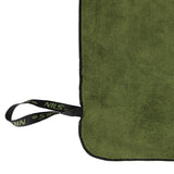 RĘCZNIK Z MIKROFIBRY WOJSKOWY KHAKI 120x60 cm NILS CAMP NCR15