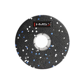 FS114 BLACK/BLUE DOTS 30CM WAŁEK/ROLLER FITNESS HMS