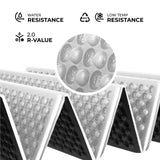 MATA KEMPINGOWA SKŁADANA Z PODBICIEM ALUMINIOWYM + XPE 195 CM CZARNA NILS CAMP NC17103