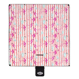 KOC PIKNIKOWY NC2313 FLAMINGI 200×200cm PE + ALU NILS CAMP