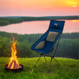 KRZESŁO SKŁADANE ULTRALIGHT GRANATOWE NILS CAMP NC3322