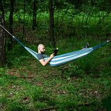NC9003 NIEBIESKO-BIAŁY HAMAK NILS CAMP