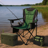 KRZESŁO KEMPINGOWE SKŁADANE KHAKI NILS CAMP NC3501