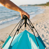 NAMIOT PLAŻOWY SAMOROZKŁADAJACY OCHRONA UV NIEBIESKI NILS CAMP NC4802