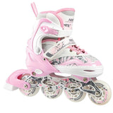 NF10927 A 2w1 PINK ŁYŻWOROLKI Z WYM. PŁ. FIGUROWĄ NILS EXTREME