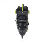 NH7104 A 2w1 BLACK/GREEN ROZM. S ŁYŻWOROLKI Z WYM. PŁ. HOKEJOWĄ NILS EXTREME