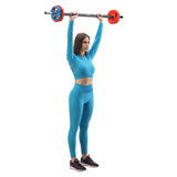 Gryf fitness GBP01 HMS – 140 cm z zaciskami motylkowymi