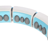 ZESTAW REGULOWANY HULA HOP FH06 BLUE Z OBCIĄŻNIKEIM I LICZNIKIEM + PAS BR160