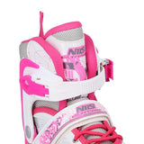 NF10927 A 2w1 DARK PINK ŁYŻWOROLKI Z WYM. PŁ. FIGUROWĄNILS EXTREME