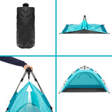 NAMIOT PLAŻOWY SAMOROZKŁADAJACY OCHRONA UV NIEBIESKI NILS CAMP NC4802