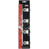 ZESTAW KÓŁEK PU 90x24 82A CZARNE MATOWE (4 szt.) + ABEC-9 CHROME (8 szt.) NILS EXTREME