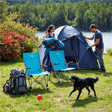 KRZESŁO TURYSTYCZNE NIEBIESKIE NILS CAMP NC3704