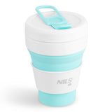 KUBEK SILIKONOWY SKŁADANY 355ML MIĘTOWY NILS CAMP NC4103