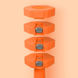 HANTLE CIĘŻARKI REGULOWANE ORANGE 2 x 2.5 KG ZMIANA WAGI ANTY-ROLL HMS HL03