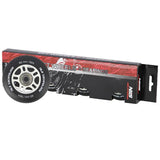 ZESTAW PU 80x24 82A CZARNE MATOWE (4 szt.) + ABEC-9 (8 szt.) NILS EXTREME