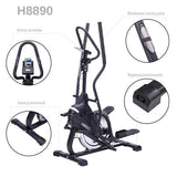 H8890 TRENAŻER ELIPTYCZNY Spin Bike MAGNETYCZNY 8KG HMS