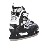 NH10927 A 2w1 BLACK ŁYŻWOROLKI Z WYM. PŁ. HOKEJOWĄ NILS EXTREME