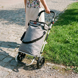 WÓZEK NA ZAKUPY SKŁADANY PREMIUM 50L SZARY NILS NC4305