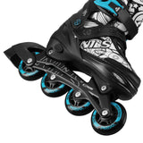 ŁYŻWOROLKI DZIECIĘCE 4w1 REGULOWANE S 31-34 ZIELONE NILS EXTREME NH10907 TINTY