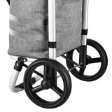 WÓZEK NA ZAKUPY SKŁADANY PREMIUM 50L SZARY NILS NC4305