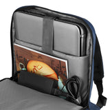 PLECAK DO SAMOLOTU NA LAPTOPA MIEJSKI Z PORTEM USB 15L GRANATOWY NILS NC4502