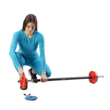 Gryf fitness GBP01 HMS – 140 cm z zaciskami motylkowymi