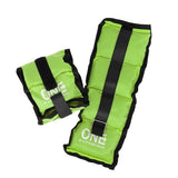 OBCIĄŻNIKI 2 x 0.7 KG ONE FITNESS WW01 GREEN