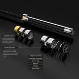 GCF700 GRYF DO CROSS TRENINGU 20 KG 2200MM + ZACISK ZG1000 BLACK HMS PREMIUM