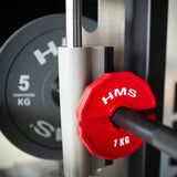 TALERZ NA SPRZĘT DO TRENINGU SIŁOWEGO I FITNESS TYPU NAKŁADKA 2 x 1 KG HMS TSN100