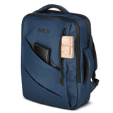 PLECAK DO SAMOLOTU NA LAPTOPA MIEJSKI Z PORTEM USB 15L GRANATOWY NILS NC4502