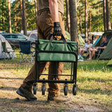 WÓZEK TURYSTYCZNY SKŁADANY ZIELONY 70L NILS CAMP NC4306