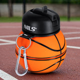 BUTELKA SPORTOWA SKŁADANA 550ML BASKETBALL NILS NC4104