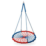 NB5039 BLUE-RED ŚR.100 CM BOCIANIE GNIAZDO HUŚTAWKA NILS CAMP